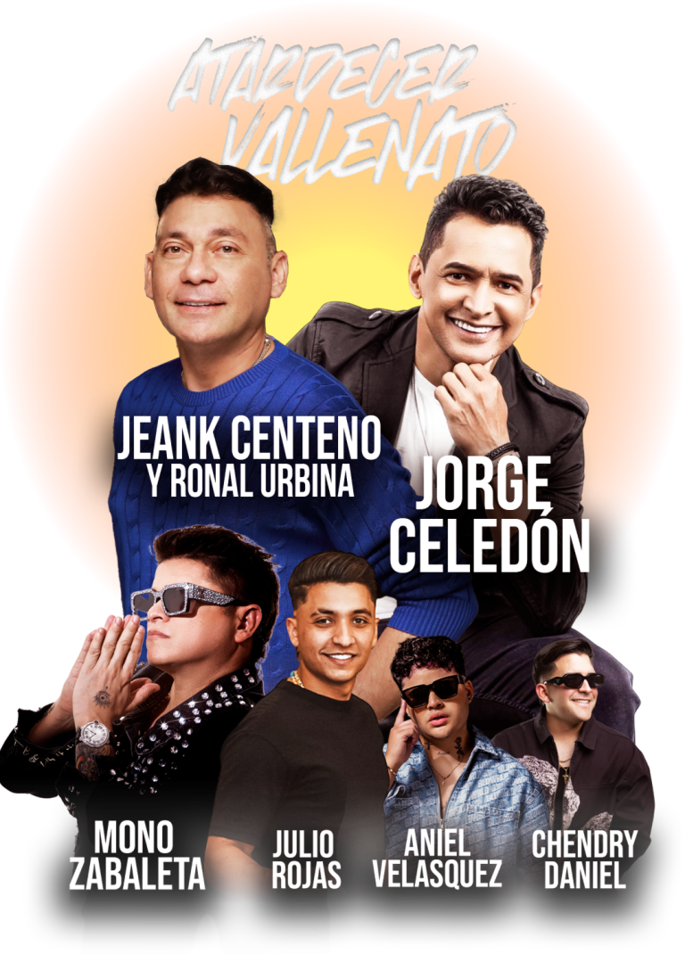 Atardecer Vallenato 2025 Background Graphic