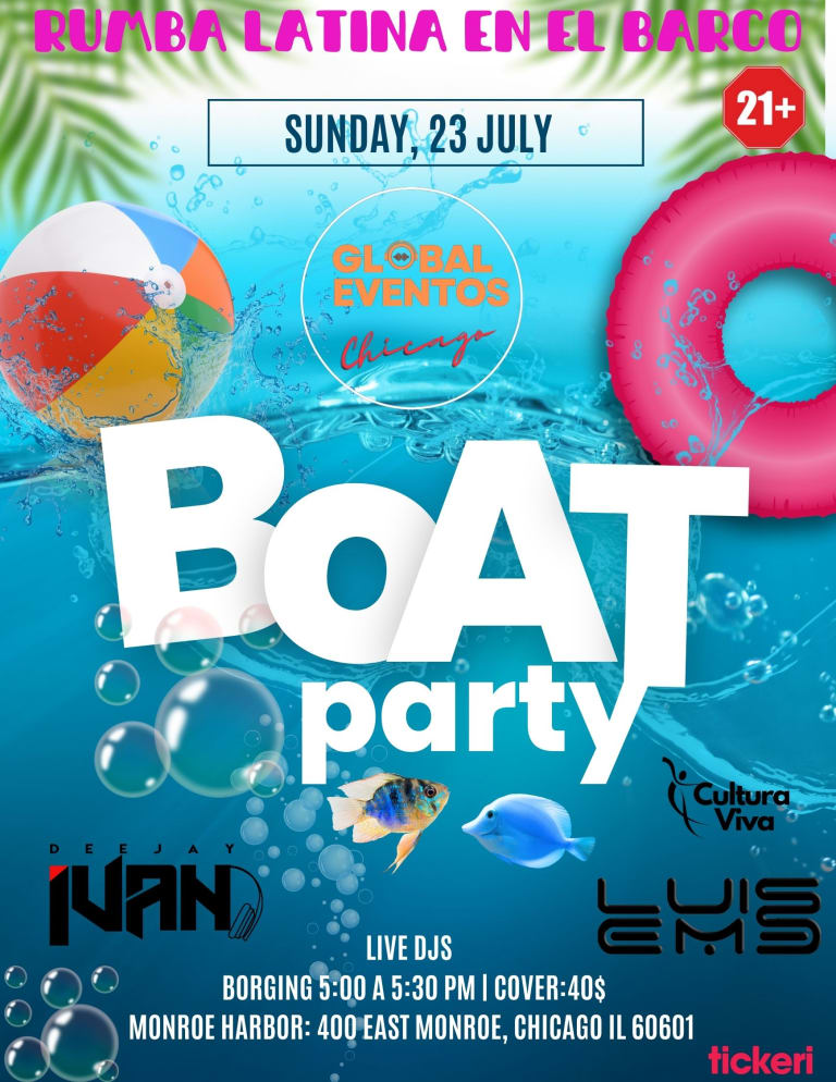 Event - Rumba latina en el barco  - Chicago, Illinois - July 23, 2023 | concert tickets