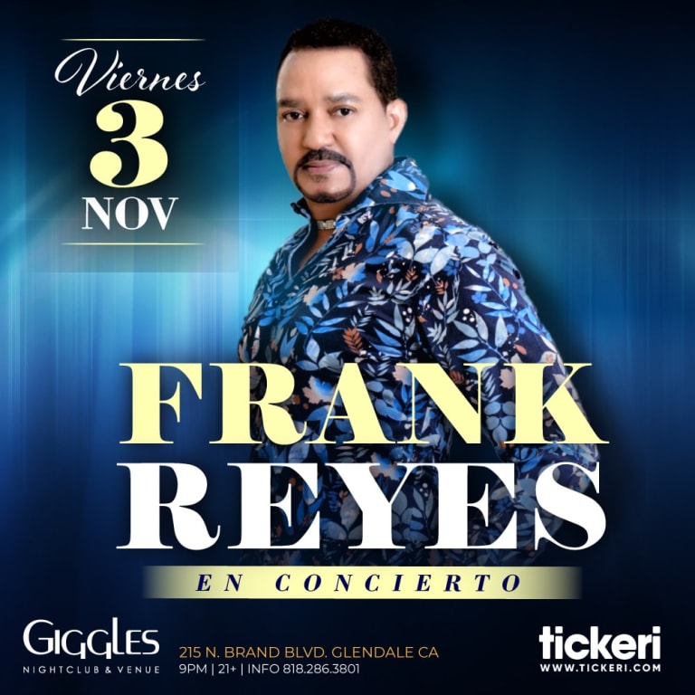 Event - FRANK REYES EN LOS ANGELES - Glendale, California - November 3, 2023 | concert tickets