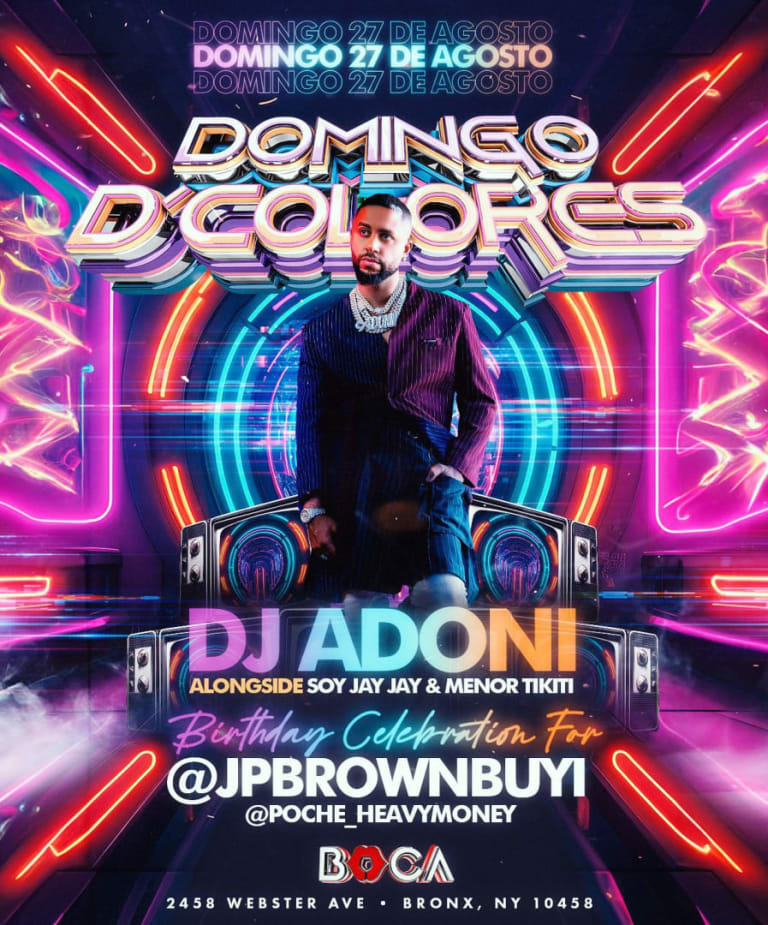 Event - DJ ADONIS - Bronx, New York - August 27, 2023 | concert tickets