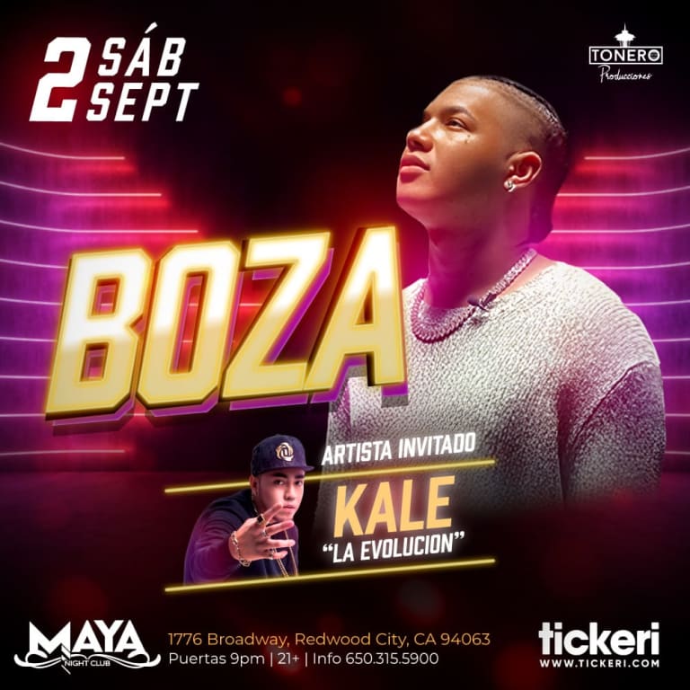 Event - BOZA Y KALE LA EVOLUCION EN  REDWOOD CITY - Redwood City, California - September 2, 2023 | concert tickets