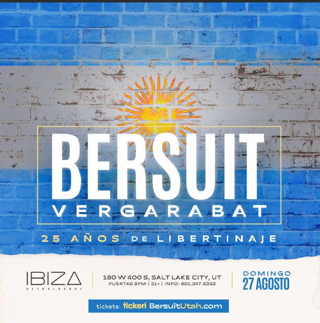 Event - BERSUIT EN CONCIERTO !SALT LAKE CITY UT - Salt Lake City, Utah - 27 de agosto de 2023 | concert tickets
