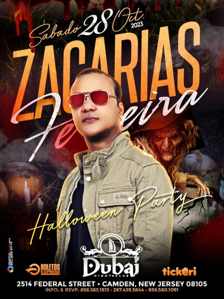 Event - ZACARIAS FERREIRA EN CONCIERTO ! - Camden, New Jersey - October 28, 2023 | concert tickets
