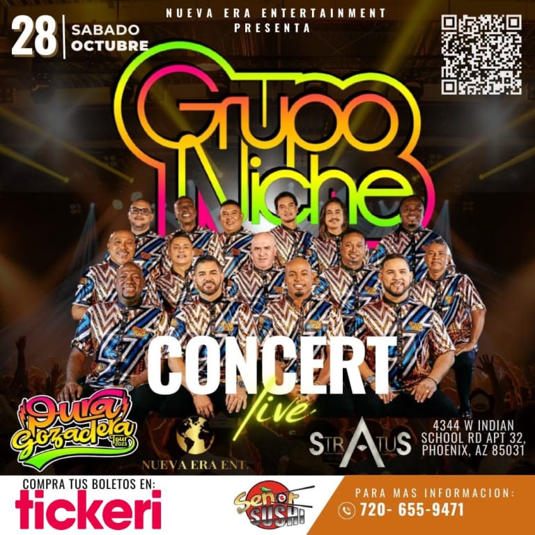 Event - Grupo Niche Phoenix - Phoenix, Arizona - October 28, 2023 | concert tickets