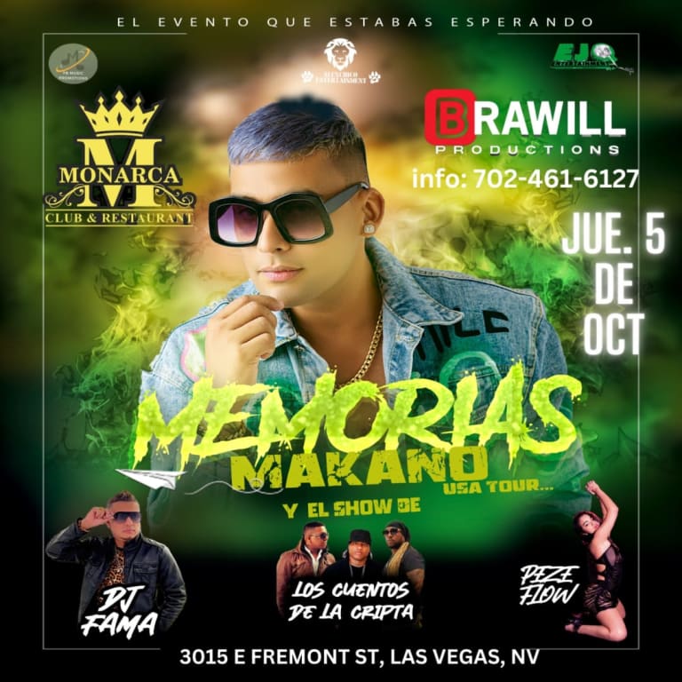 Event - Makano en Las Vegas - Las Vegas, Nevada - 5 de octubre de 2023 | concert tickets