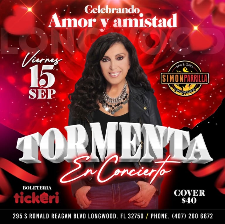 Event - TORMENTA EN CONCIERTO!  - Longwood, Florida - September 15, 2023 | concert tickets