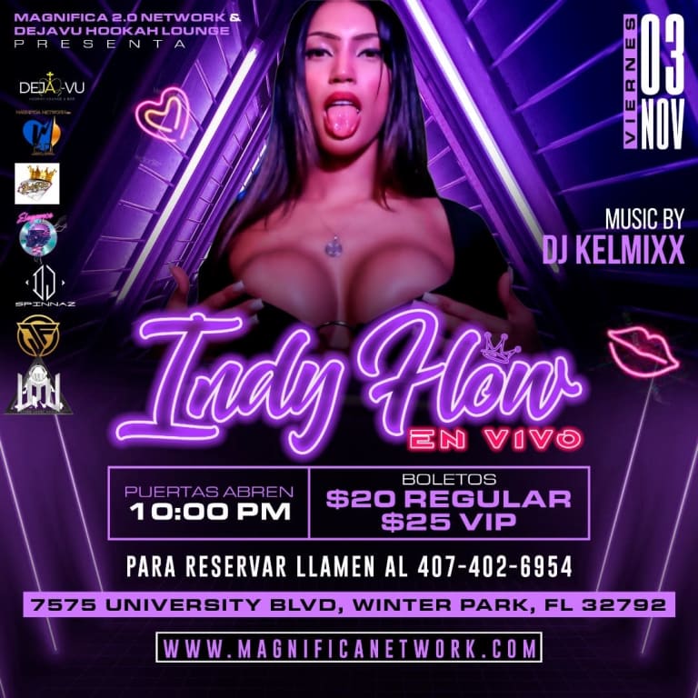 Event - Indy flow en Vivo - Winter park, Florida - November 3, 2023 | concert tickets