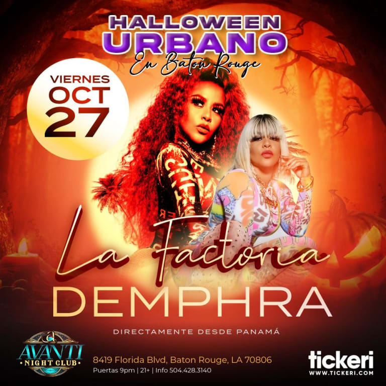 Event - LA FACTORIA EN BATON ROUGE - Baton Rouge, Louisiana - October 27, 2023 | concert tickets