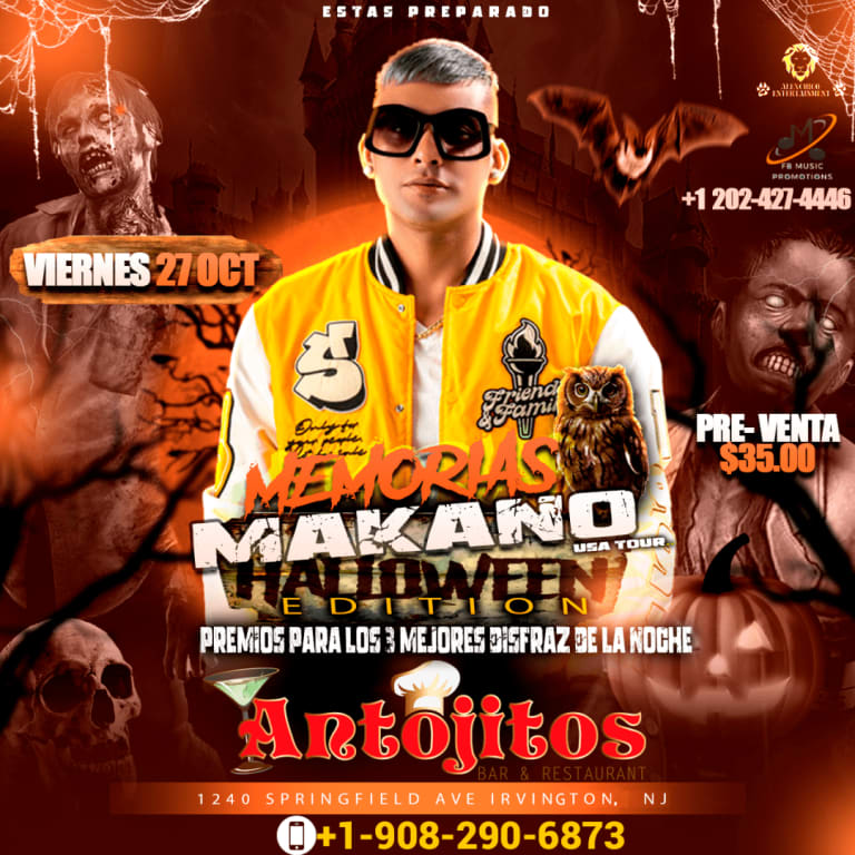 Event - Makano en Irvington, NJ - Irvington, New Jersey - October 27, 2023 | concert tickets