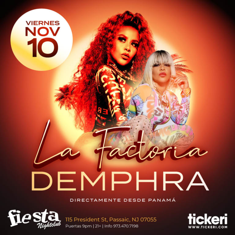 Event - LA FACTORIA EN NEW JERSEY - Passaic, New Jersey - 10 de noviembre de 2023 | concert tickets