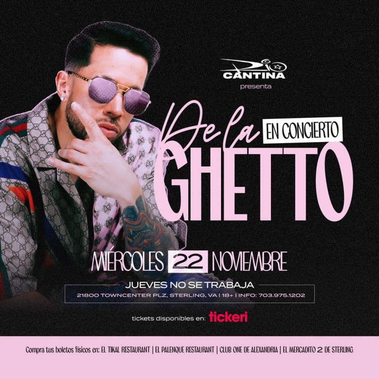 Event - DE LA GHETTO EN CONCIERTO ! - Sterling, Virginia - November 22, 2023 | concert tickets