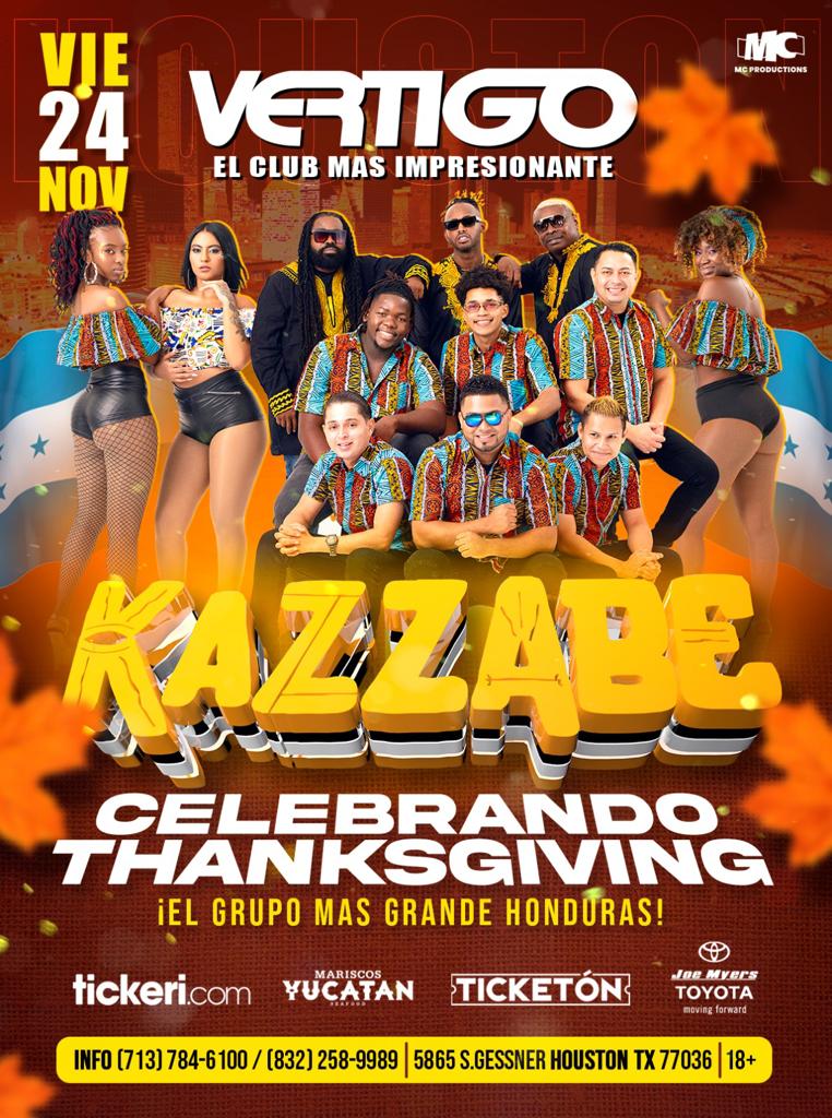 Event - KAZZABE EN CONCIERTO !!! - Houston, Texas - November 24, 2023 | concert tickets