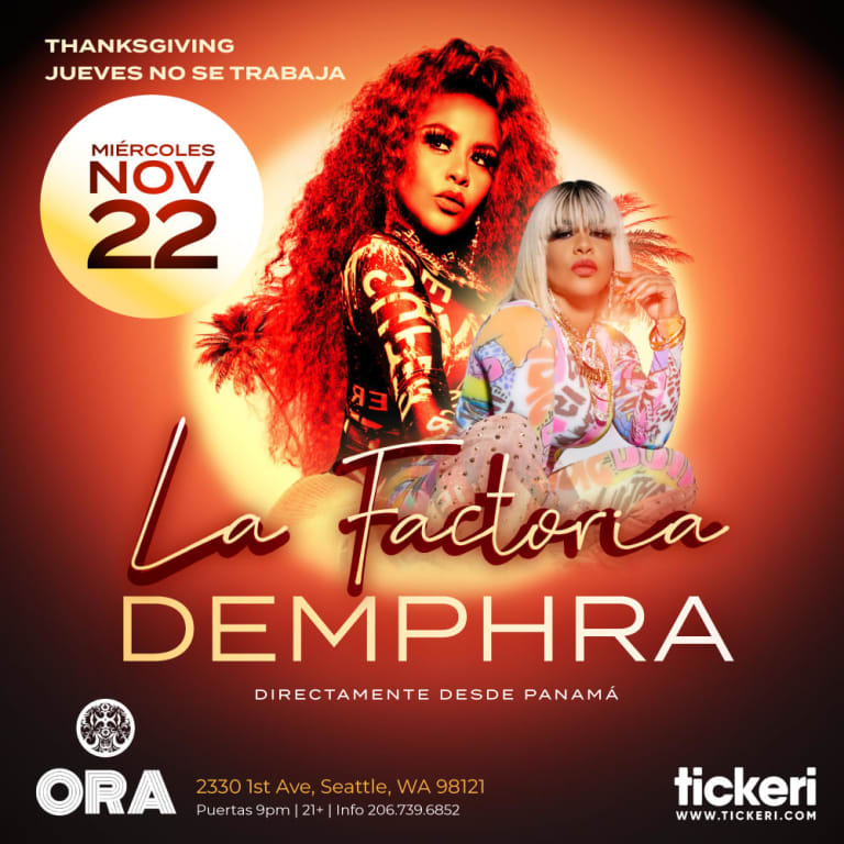 Event - LA FACTORIA EN SEATTLE - Seattle, Washington - November 22, 2023 | concert tickets
