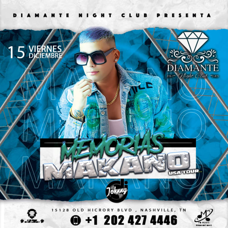 Event - Makano Memorias Tour USA en Nashville - Nashville, Tennessee - December 15, 2023 | concert tickets