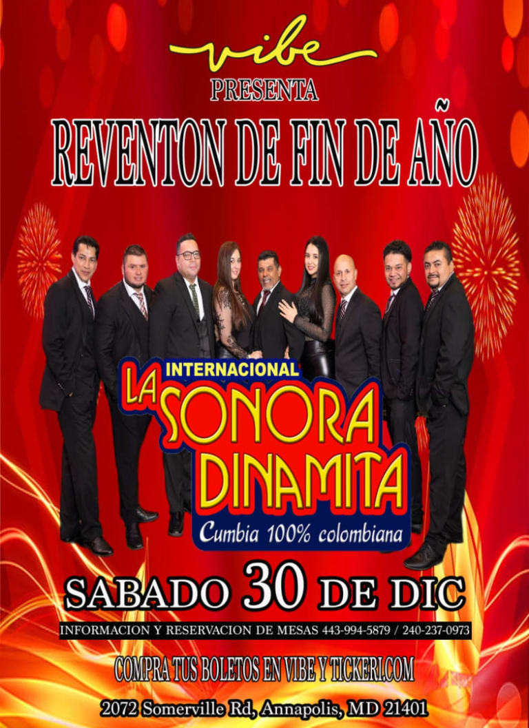 Event - LA SONORA DINAMITA EN CONCIERTO ! - Annapolis, Maryland - December 30, 2023 | concert tickets