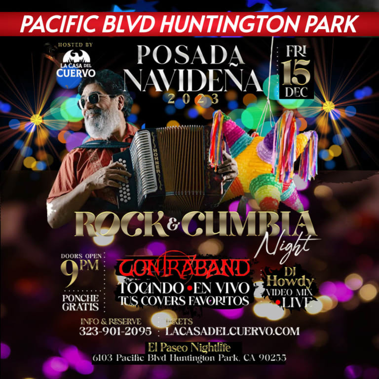 Event - ROCK Y CUMBIA NIGHT EN HUNTINGTON PARK - Huntington Park, California - 15 de diciembre de 2023 | concert tickets