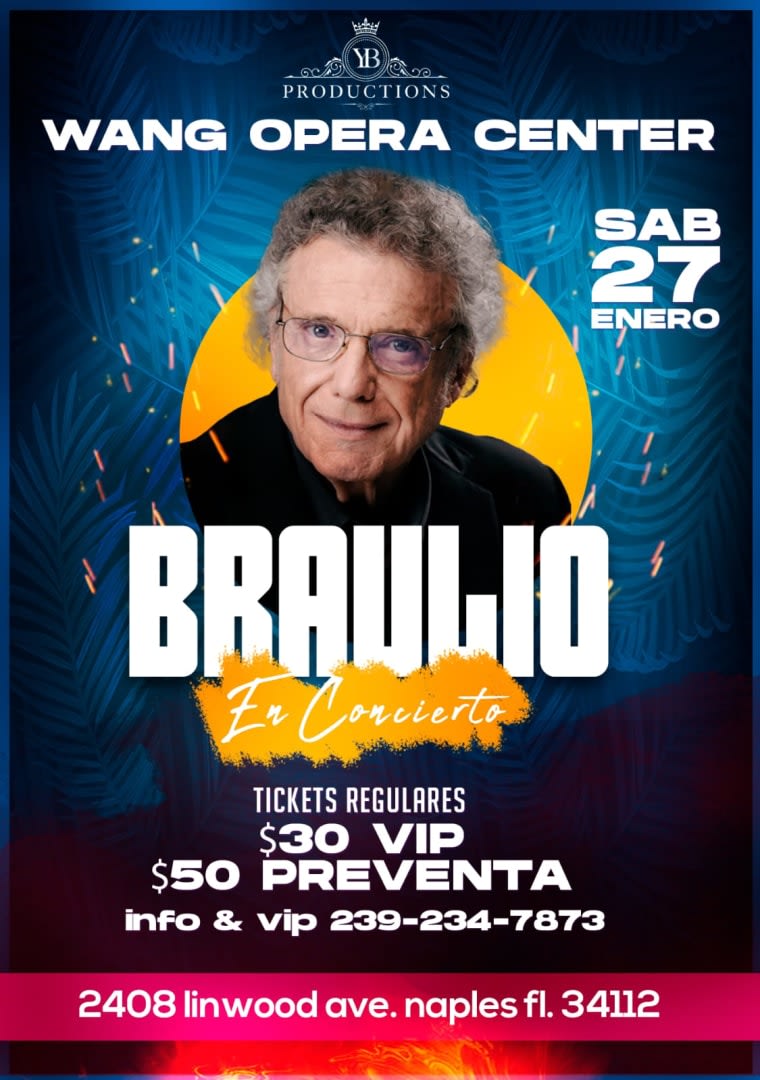 Event - Braulio en Naples - Naples, Florida - January 27, 2024 | concert tickets