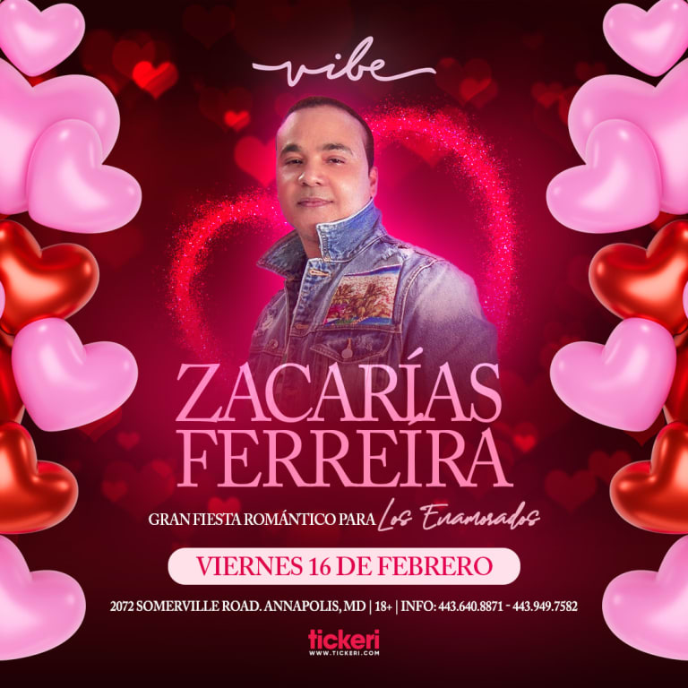 Event - ZACARIAS FERREIRA EN CONCIERTO ! - Annapolis, Maryland - February 16, 2024 | concert tickets