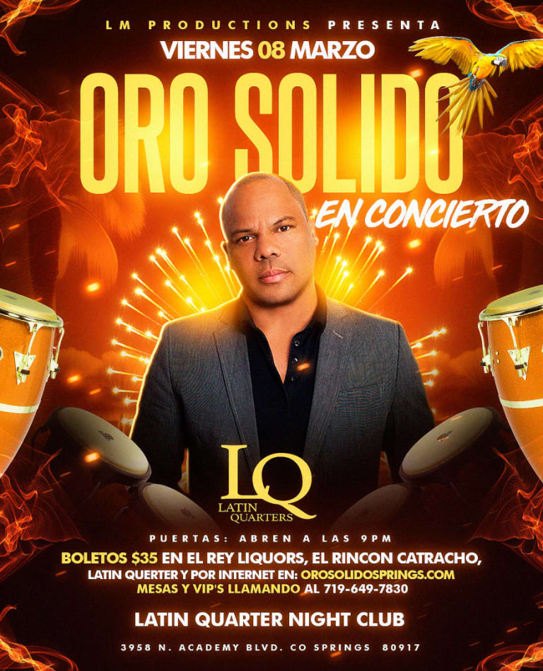 Event - ORO SOLIDO EN CONCIERTO - Colorado Springs, Colorado - March 8, 2024 | concert tickets