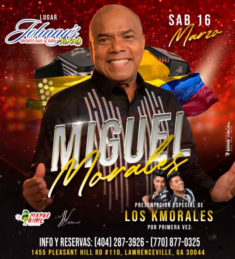 Event - MIGUEL MORALES EN CONCIERTO ! - Lawrenceville, Georgia - March 16, 2024 | concert tickets