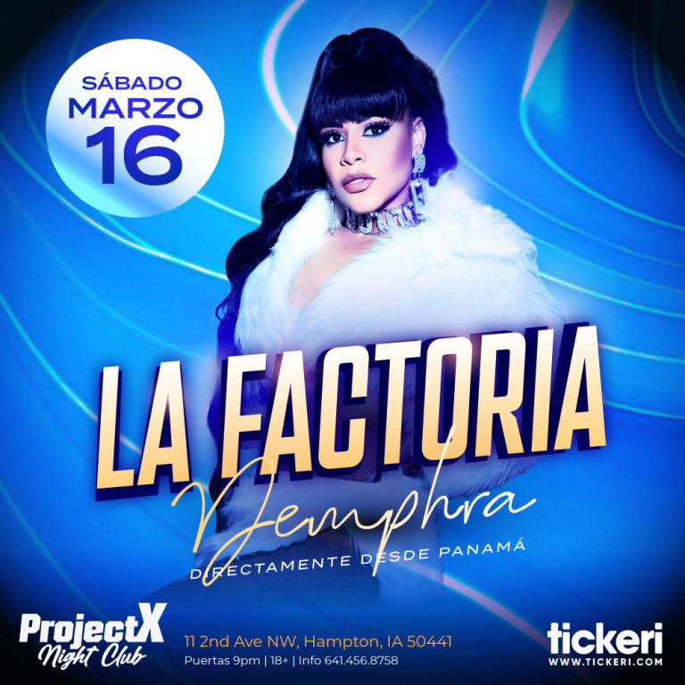 Event - LA FACTORIA EN HAMPTON - Hampton, Iowa - March 16, 2024 | concert tickets