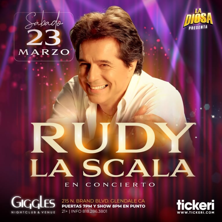 Event - RUDY LA SCALA EN LOS ANGELES - Glendale, California - 23 de marzo de 2024 | concert tickets