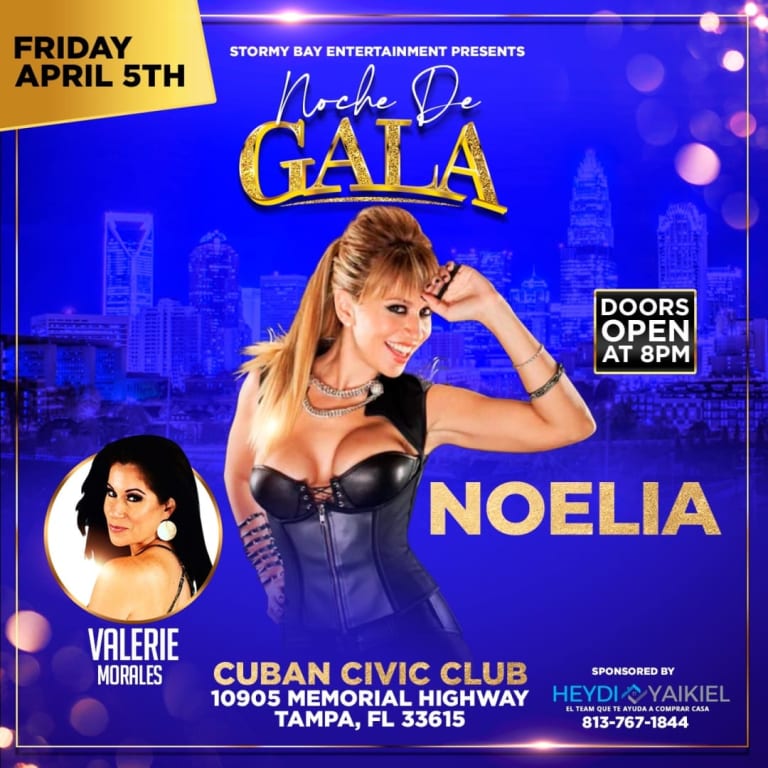 Event - Noche de Gala con Noelia - Tampa, Florida - April 5, 2024 | concert tickets