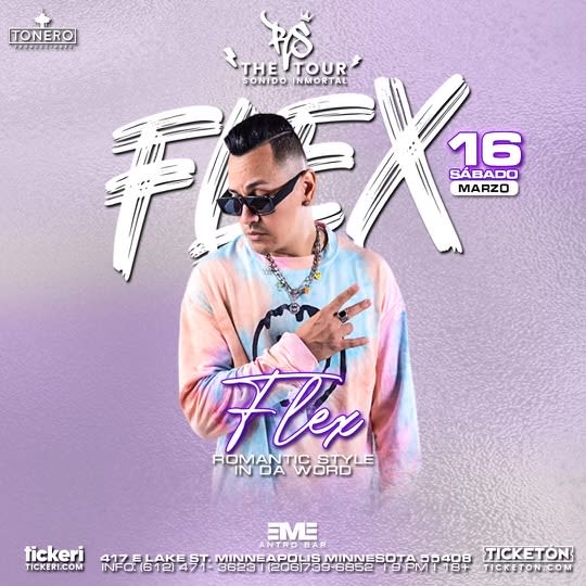 Event - FLEX ROMANTIC STYLE EN  EN MINNEAPOLIS - Minneapolis, Minnesota - March 16, 2024 | concert tickets