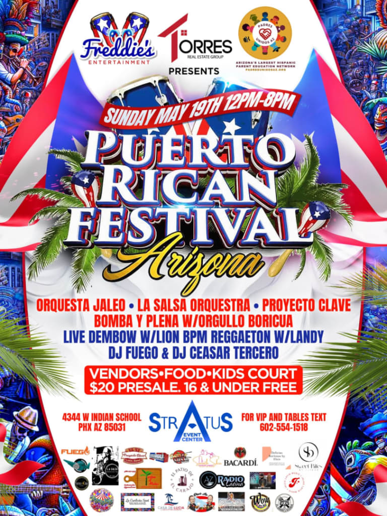 Event - Puerto Rican Festival  2024 - Phoenix, Arizona - May 19, 2024 | concert tickets