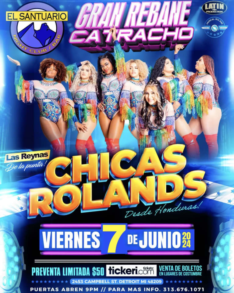 Event - Las Chicas Roland’s De Honduras  - Detroit, Michigan - 7 de junio de 2024 | concert tickets