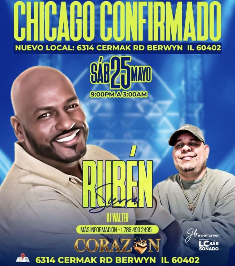 Event - Ruben Sierra en concierto - Berwyn, Illinois - May 25, 2024 | concert tickets