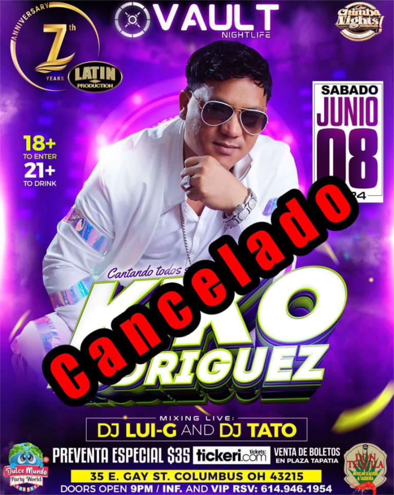 Event - Kiko Rodríguez En Concierto! - Columbus, Ohio - 8 de junio de 2024 | concert tickets