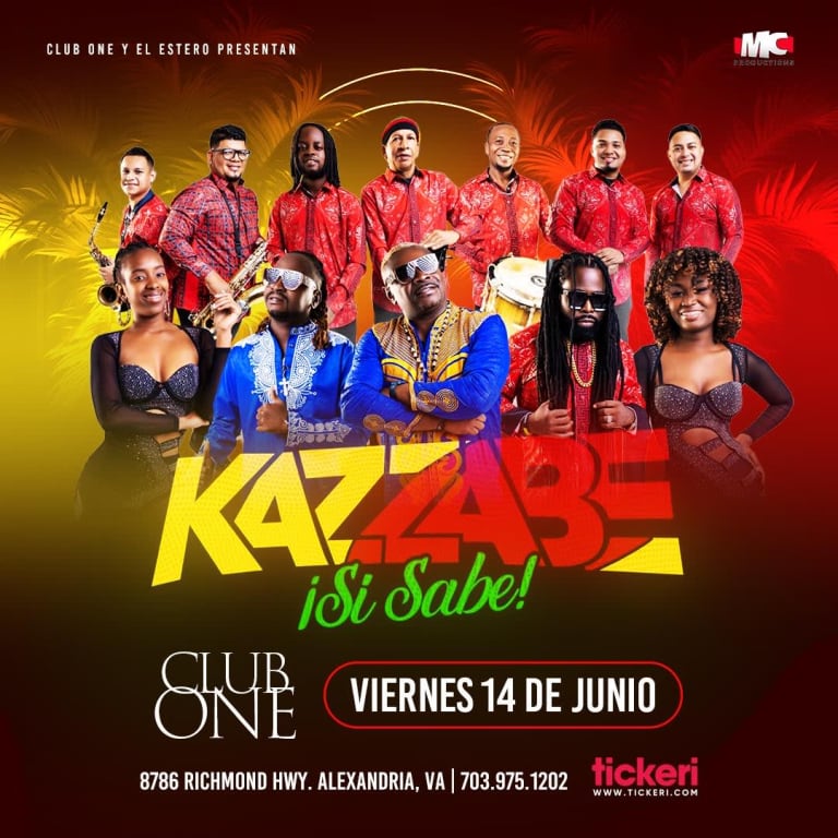Event - KAZZABE SI SABE EN CONCIERTO!!  - Alexandria, Virginia - 14 de junio de 2024 | concert tickets