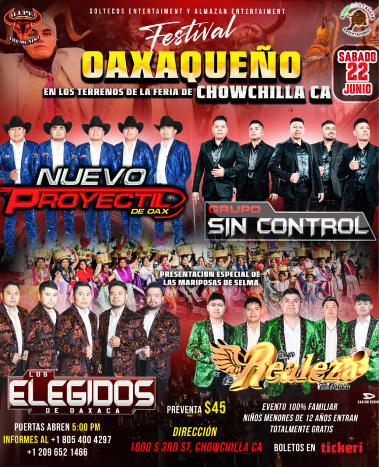 Event - Festival Oaxaqueño  - Chowchilla, California - 22 de junio de 2024 | concert tickets