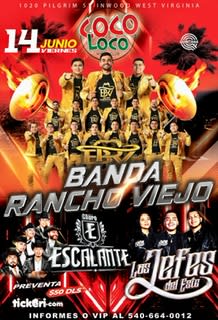 Event - Banda rancho viejo viernes 14 de junio en coco loco de West Virginia  - Inwood, West Virginia - June 14, 2024 | concert tickets
