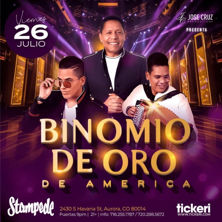 Event - BINOMIO DE ORO EN DENVER - Aurora, Colorado - July 26, 2024 | concert tickets