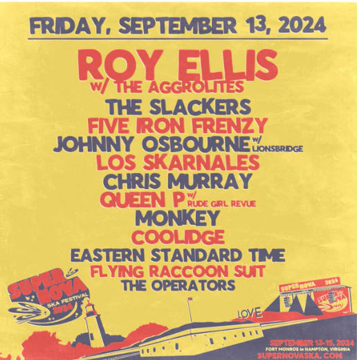 Event - 2024 Supernova International Ska Festival 13 de Septiembre ! - Hampton, Virginia - September 13, 2024 | concert tickets
