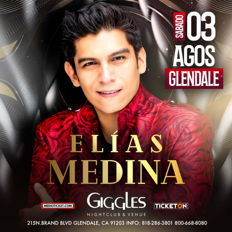 Event - ELIAS MEDINA EN LOS ANGELES - Glendale, California - 3 de agosto de 2024 | concert tickets