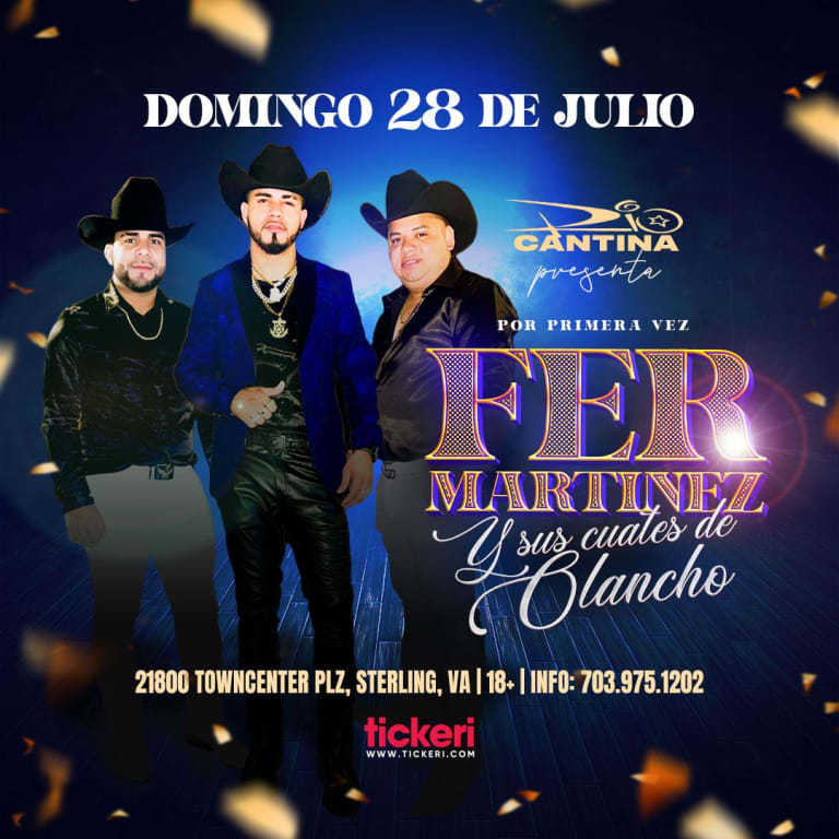 Event - FER MARTÍNEZ Y SUS CUATES DE OLANCHO EN CON CIERTO!!! - Sterling, Virginia - 28 de julio de 2024 | concert tickets