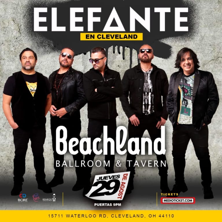 Event - Elefante en Cleaveland - Cleveland, Ohio - August 29, 2024 | concert tickets