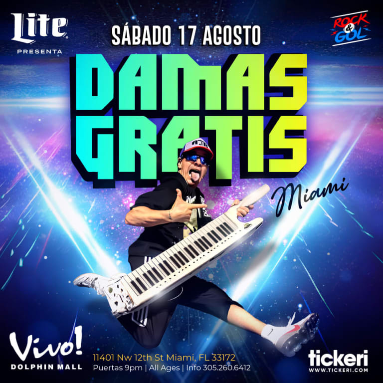 Event - DAMAS GRATIS EN MIAMI - Miami, Florida - August 17, 2024 | concert tickets
