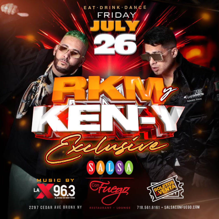 Event - RKM Y KEN-Y Exclusive - Bronx, New York - 26 de julio de 2024 | concert tickets