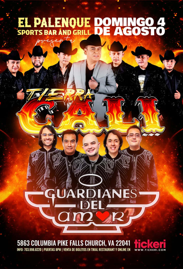 Event - TIERRA CALI EN CONCIERTO!!! - Falls Church, Virginia - August 4, 2024 | concert tickets