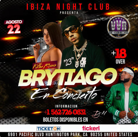Event - BRYTIAGO EN CONCIERTO ! - Huntington Park, California - August 22, 2024 | concert tickets
