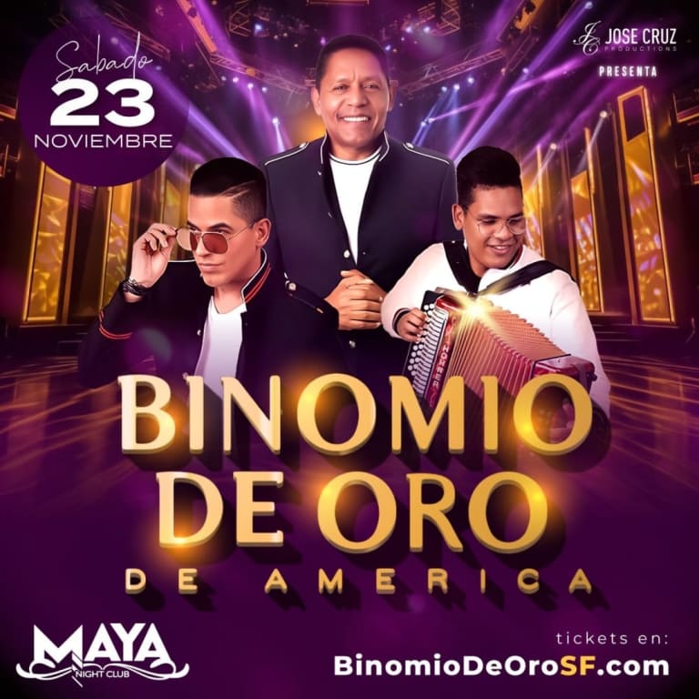 Event - BINOMIO DE ORO EN SAN FRANCISCO  - Redwood City, California - November 23, 2023 | concert tickets