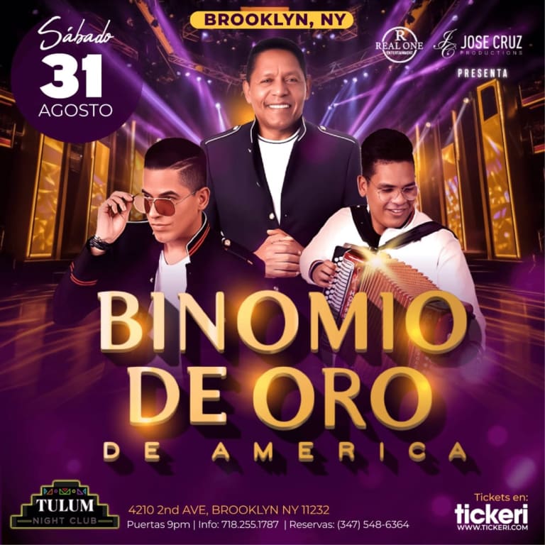 Event - BINOMIO DE ORO EN CONCIERTO -BROOKLYN, NY - Brooklyn, New York - August 31, 2024 | concert tickets