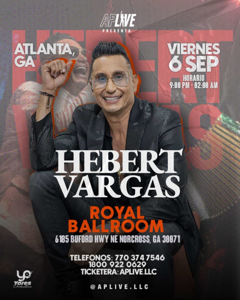 Event - HEBERT VARGAS EN ATLANTA, GA - Norcross, Georgia - September 6, 2024 | concert tickets