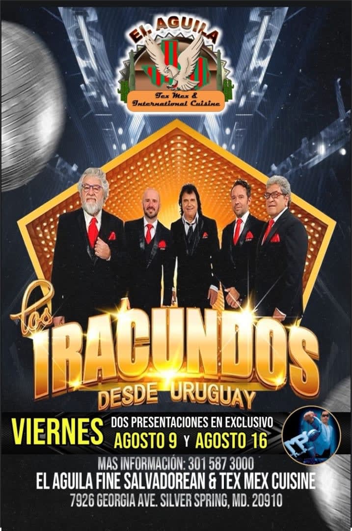 Event - Los Iracundos De Uruguay - Silver Spring, Maryland - August 16, 2024 | concert tickets