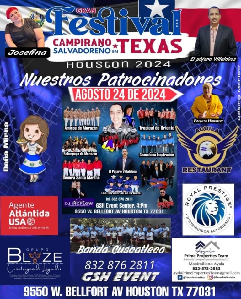 Event - Gran Festival Campirano Salvadoreño en Texas  - Houston, Texas - 24 de agosto de 2024 | concert tickets