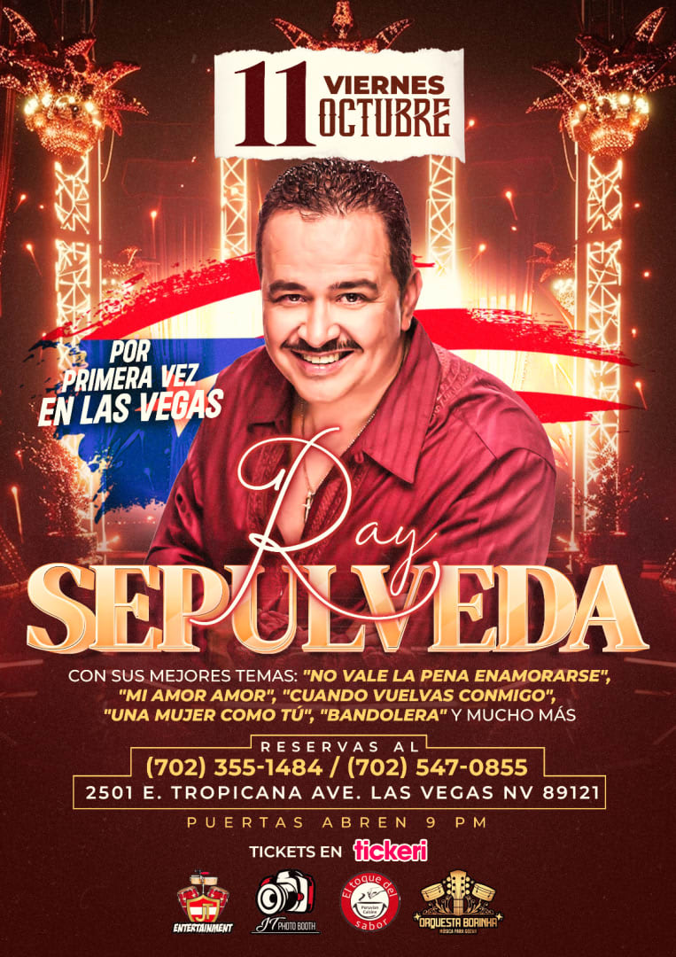 Event - Ray Sepulveda en concierto por PRIMERA VEZ en Las Vegas - LAS VEGAS, Nevada - October 11, 2024 | concert tickets